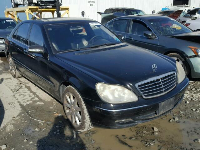 WDBNG75JX3A325411 - 2003 MERCEDES-BENZ S 500 BLACK photo 1