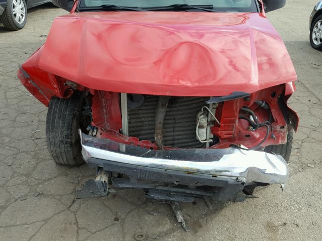 1GCCS148858176378 - 2005 CHEVROLET COLORADO RED photo 7