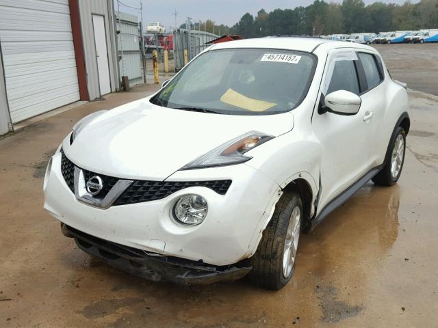 JN8AF5MR2GT604302 - 2016 NISSAN JUKE S WHITE photo 2