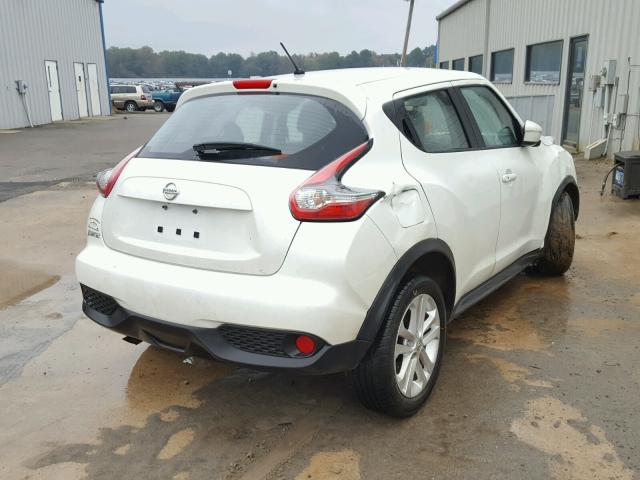 JN8AF5MR2GT604302 - 2016 NISSAN JUKE S WHITE photo 4