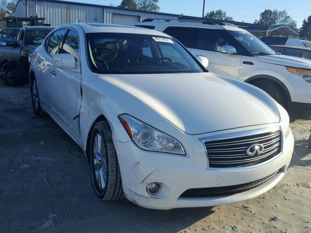 JN1BY1AP5BM323736 - 2011 INFINITI M37 WHITE photo 1