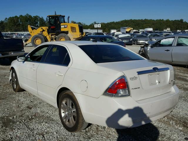 3FAHP08ZX9R135930 - 2009 FORD FUSION SEL WHITE photo 3