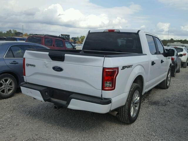 1FTEW1CPXGKF79032 - 2016 FORD F150 SUPER WHITE photo 4