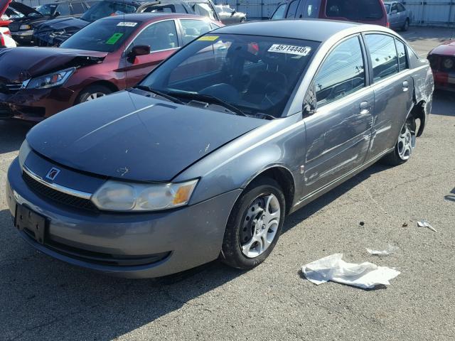 1G8AJ52F84Z195244 - 2004 SATURN ION LEVEL GRAY photo 2