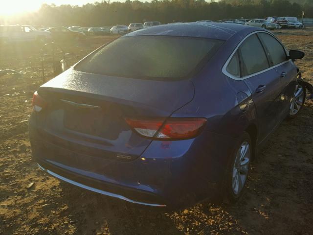 1C3CCCAB7GN128940 - 2016 CHRYSLER 200 LIMITE BLUE photo 4