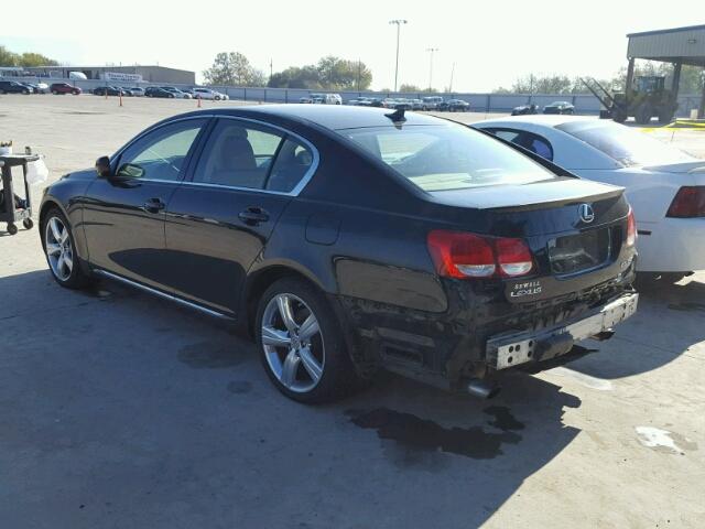 JTHBE96S870018679 - 2007 LEXUS GS Чорний фото 3