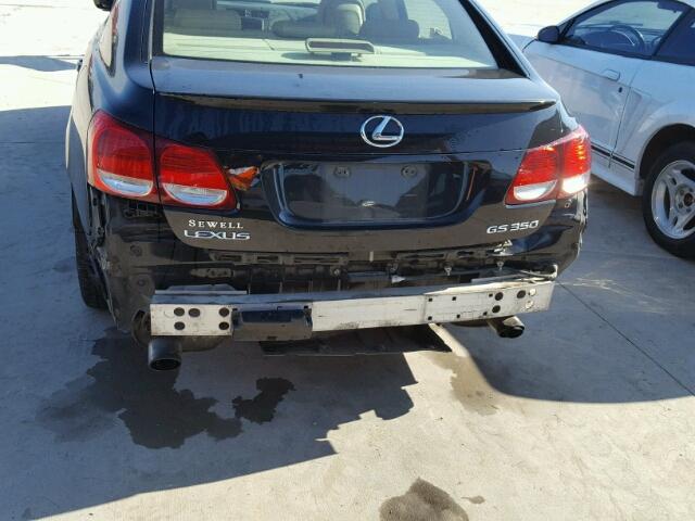 JTHBE96S870018679 - 2007 LEXUS GS BLACK photo 9