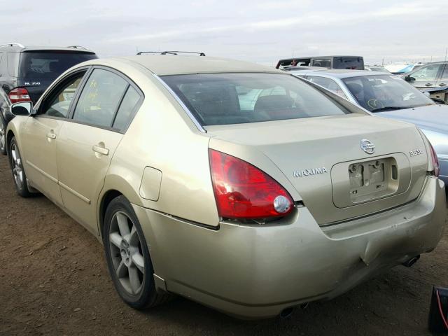 1N4BA41E54C860591 - 2004 NISSAN MAXIMA GOLD photo 3