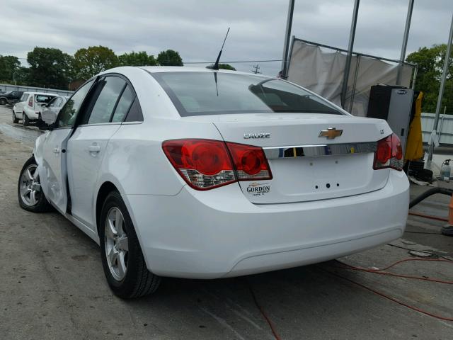 1G1PF5SC2C7174240 - 2012 CHEVROLET CRUZE LT WHITE photo 3