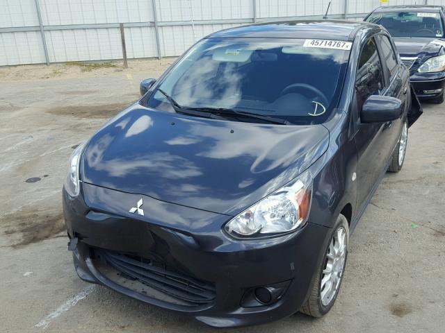 ML32A3HJ5FH001341 - 2015 MITSUBISHI MIRAGE DE GRAY photo 2