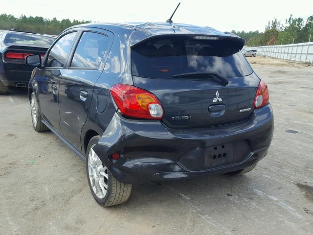 ML32A3HJ5FH001341 - 2015 MITSUBISHI MIRAGE DE GRAY photo 3