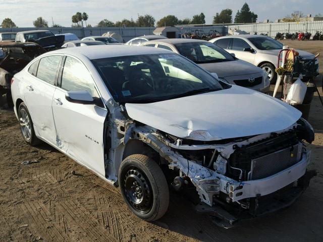 1G1ZE5ST0GF222244 - 2016 CHEVROLET MALIBU LT WHITE photo 1