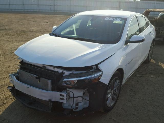 1G1ZE5ST0GF222244 - 2016 CHEVROLET MALIBU LT WHITE photo 2