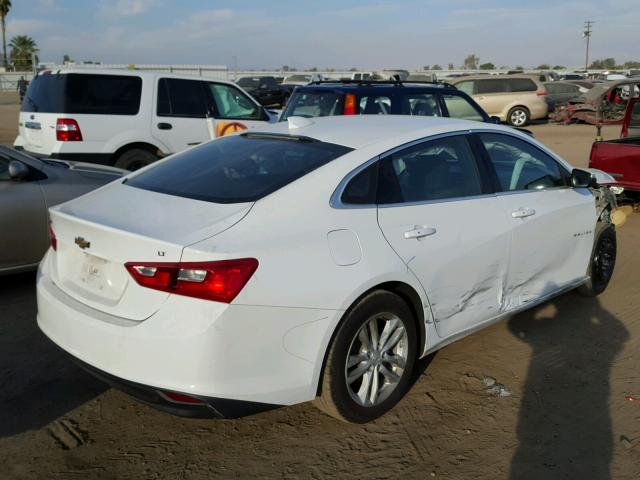 1G1ZE5ST0GF222244 - 2016 CHEVROLET MALIBU LT WHITE photo 4