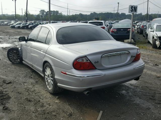 SAJDA01P91GL95767 - 2001 JAGUAR S-TYPE SILVER photo 3