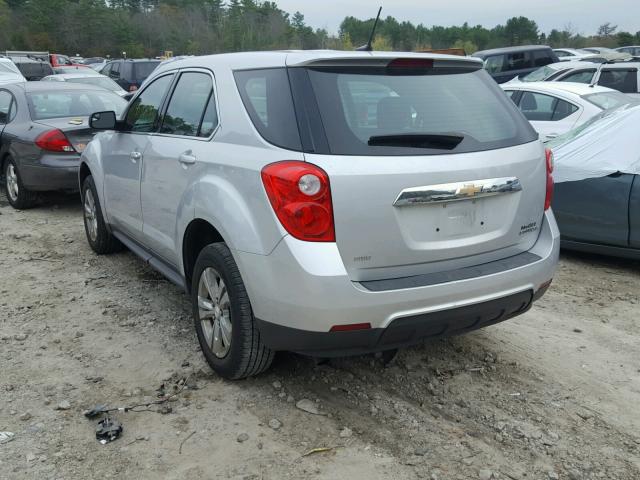 2GNFLCEK0D6254079 - 2013 CHEVROLET EQUINOX LS GRAY photo 3