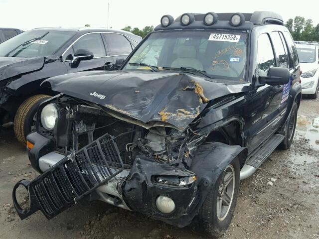1J4GK38K03W670319 - 2003 JEEP LIBERTY RE BLACK photo 2