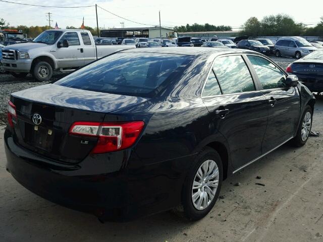 4T4BF1FK0DR308064 - 2013 TOYOTA CAMRY L 黑色 照片 4