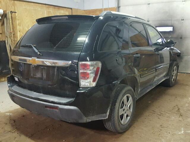 2CNDL13FX66118275 - 2006 CHEVROLET EQUINOX BLACK photo 4