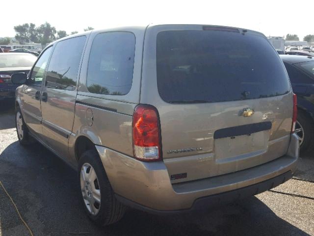 1GNDV23L06D216735 - 2006 CHEVROLET UPLANDER L 米色 照片 3