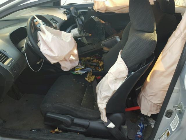 2HGFG11878H527588 - 2008 HONDA CIVIC EX ვერცხლისფერი ფოტო 5