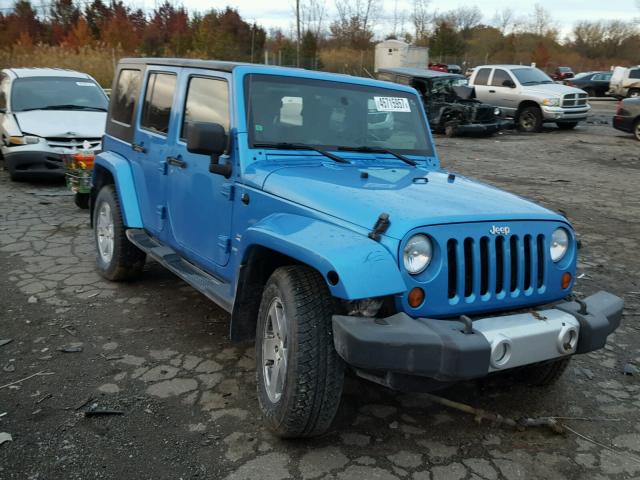 1J4BA5H19AL184803 - 2010 JEEP WRANGLER U BLUE photo 1