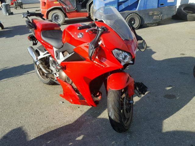 JH2RC7959EK000409 - 2014 HONDA VFR800 F RED photo 1