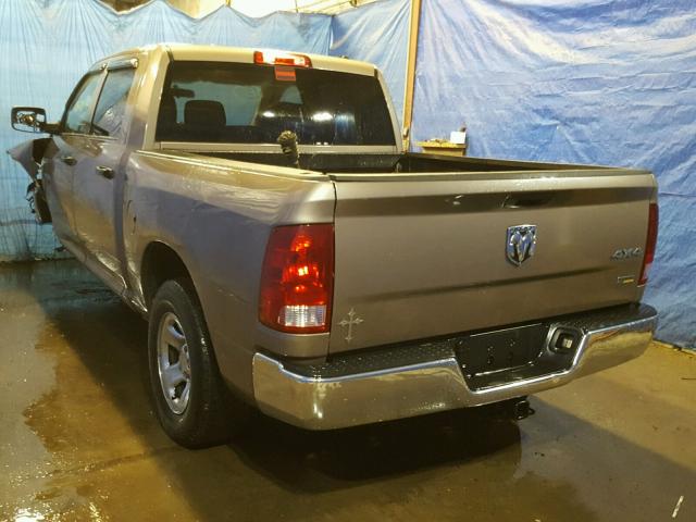 1D7RV1CP7AS259782 - 2010 DODGE RAM 1500 BROWN photo 3