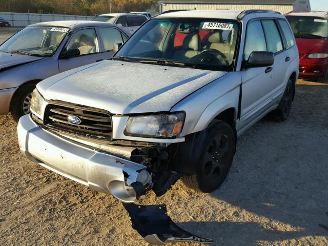 JF1SG65673H703885 - 2003 SUBARU FORESTER 2 SILVER photo 2