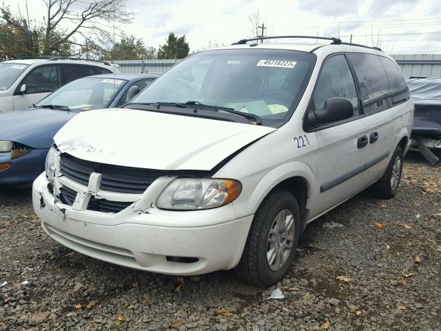 1D4GP24R37B138003 - 2007 DODGE GRAND CARA WHITE photo 2