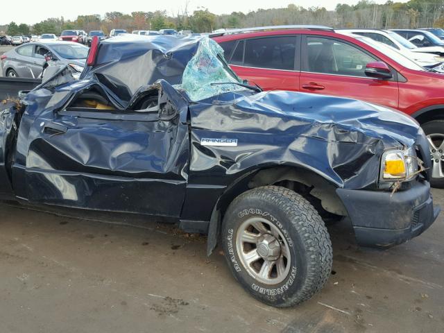 1FTYR11U26PA45344 - 2006 FORD RANGER BLACK photo 9