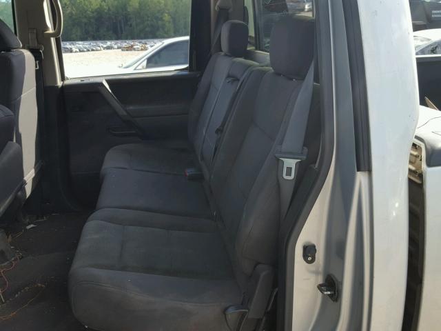 1N6BA07D69N300315 - 2009 NISSAN TITAN XE SILVER photo 6