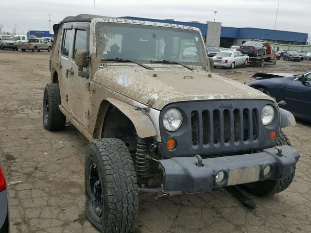 1J4BA3H16AL231175 - 2010 JEEP WRANGLER U SILVER photo 1