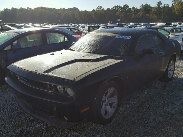 2C3CDYBT7CH270029 - 2012 DODGE CHALLENGER BLACK photo 2