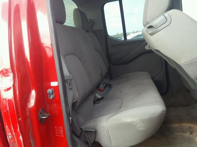 1N6AD0ER9BC436036 - 2011 NISSAN FRONTIER S RED photo 6