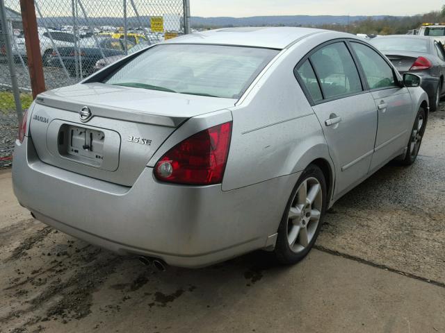 1N4BA41E75C813077 - 2005 NISSAN MAXIMA SE SILVER photo 4