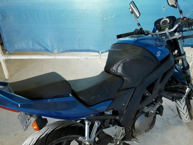 JS1VP53A362100412 - 2006 SUZUKI SV650 BLUE photo 6