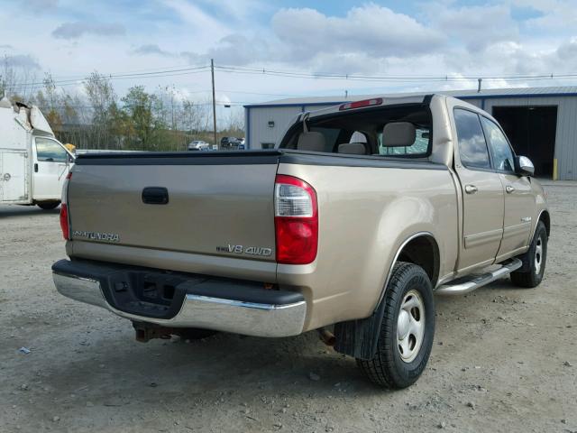 5TBDT44116S526610 - 2006 TOYOTA TUNDRA GOLD photo 4