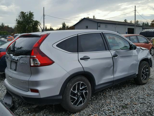 5J6RM4H42GL117740 - 2016 HONDA CR-V SE SILVER photo 4