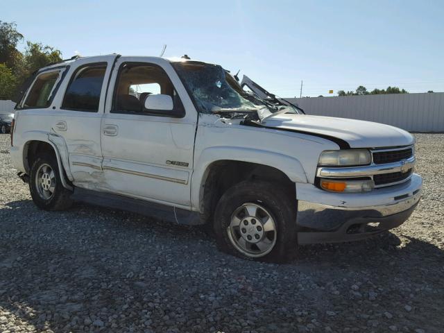 1GNEC13Z93J345479 - 2003 CHEVROLET TAHOE C150 WHITE photo 1