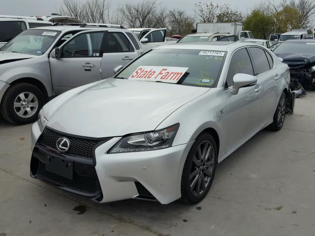 JTHBE1BL6D5026875 - 2013 LEXUS GS 350 SILVER photo 2