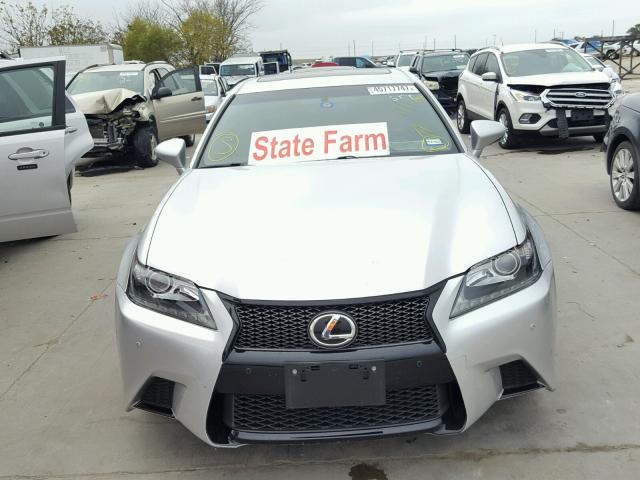 JTHBE1BL6D5026875 - 2013 LEXUS GS 350 SILVER photo 9