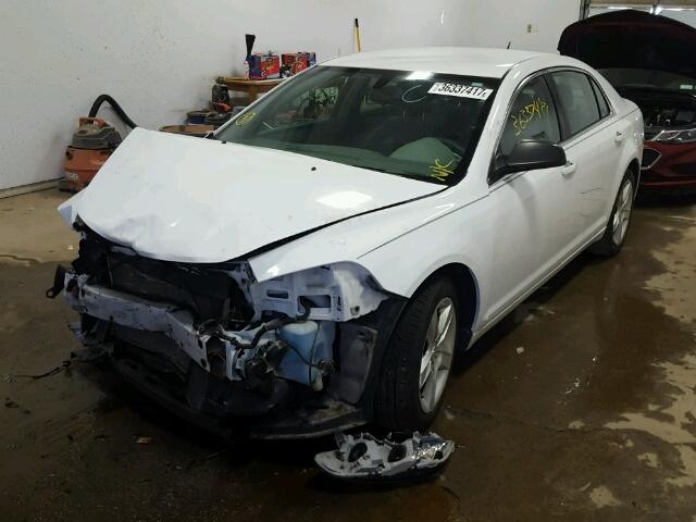 1G1ZB5EB5AF225353 - 2010 CHEVROLET MALIBU LS WHITE photo 2