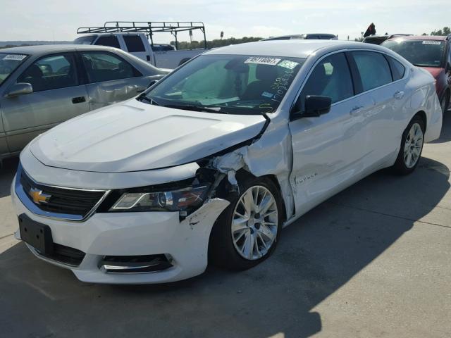 2G11Z5SA1G9204683 - 2016 CHEVROLET IMPALA LS WHITE photo 2