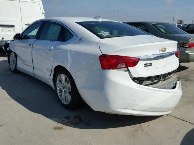 2G11Z5SA1G9204683 - 2016 CHEVROLET IMPALA LS WHITE photo 3