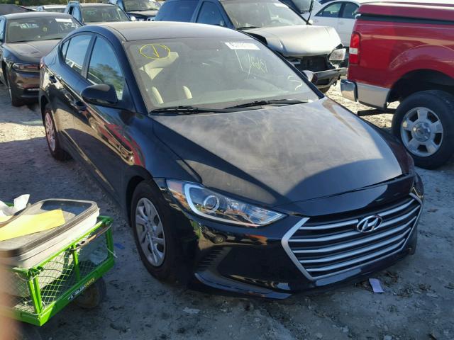 KMHD74LF2HU404888 - 2017 HYUNDAI ELANTRA SE BLACK photo 1