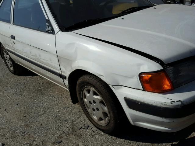 JT2AC52LXV0286830 - 1997 TOYOTA TERCEL CE WHITE photo 9