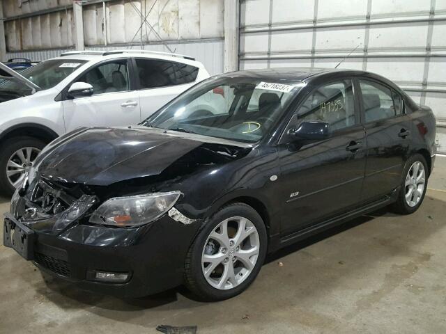 JM1BK323671745139 - 2007 MAZDA 3 S BLACK photo 2