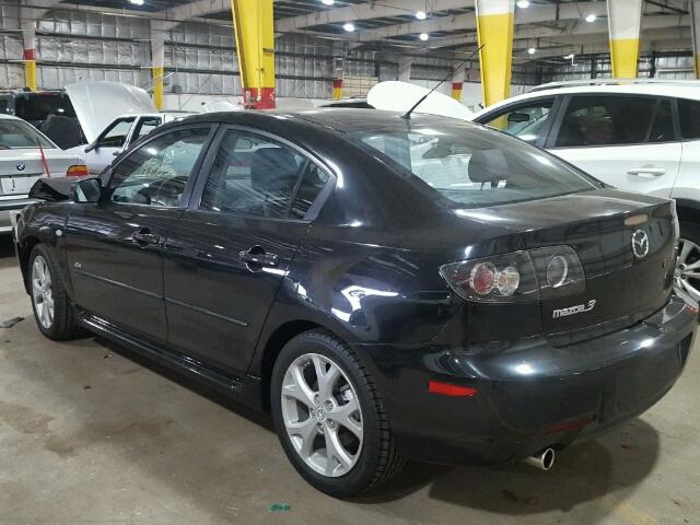 JM1BK323671745139 - 2007 MAZDA 3 S BLACK photo 3