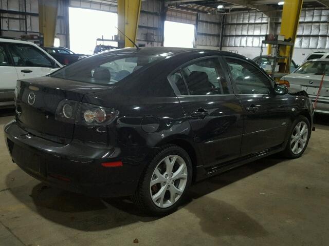 JM1BK323671745139 - 2007 MAZDA 3 S BLACK photo 4